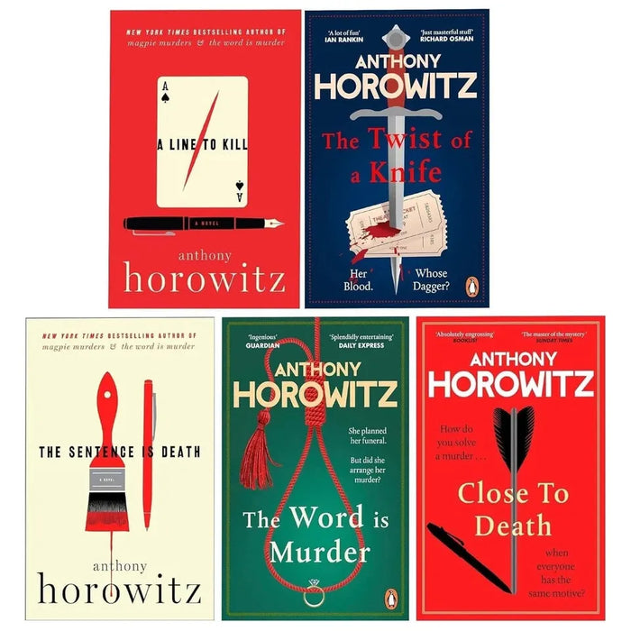Hawthorne and Horowitz Mysteries Series 5 Books Collection Set By Anthony Horowitz - The Book Bundle