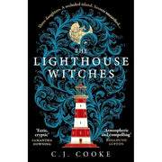 C.J. Cooke 4-book collection set including The Ghost Woods, The Book of Witching, and The Lighthouse Witches, by HarperCollins.