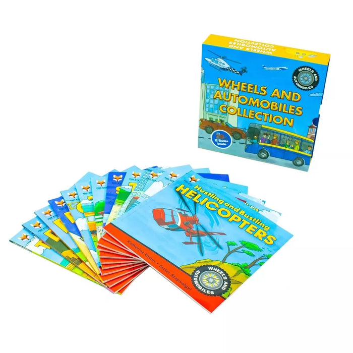 Wheels and Automobiles Collection 12 Amazing Books Set by Katherine Eason - The Book Bundle
