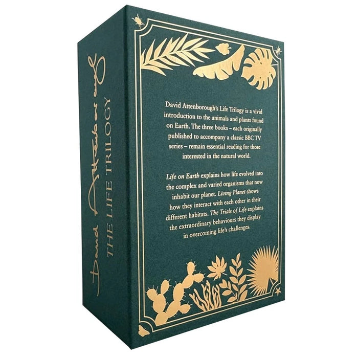 The Life Trilogy 3 Books Collection Box Set by David Attenborough (Life on Earth, Living Planet & The Trials of Life)