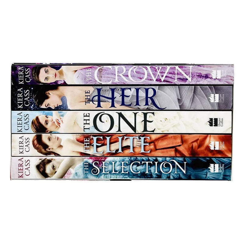 The Selection Series Complete 5 Books Collection Box Set By Kiera Cass (Selection, Elite, One, Heir & Crown) - The Book Bundle