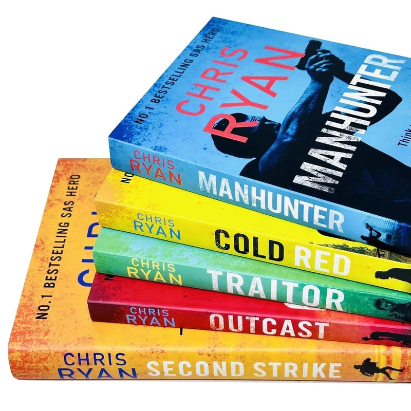 Chris Ryan Collection 5 Books Set Second Traitor, Outcast, Strike (HB), Manhunter - The Book Bundle