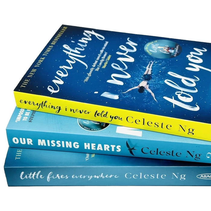 Celeste Ng 3 Books Collection Set (Little Fires Everywhere, Everything I Never Told You, Our Missing Hearts) - The Book Bundle