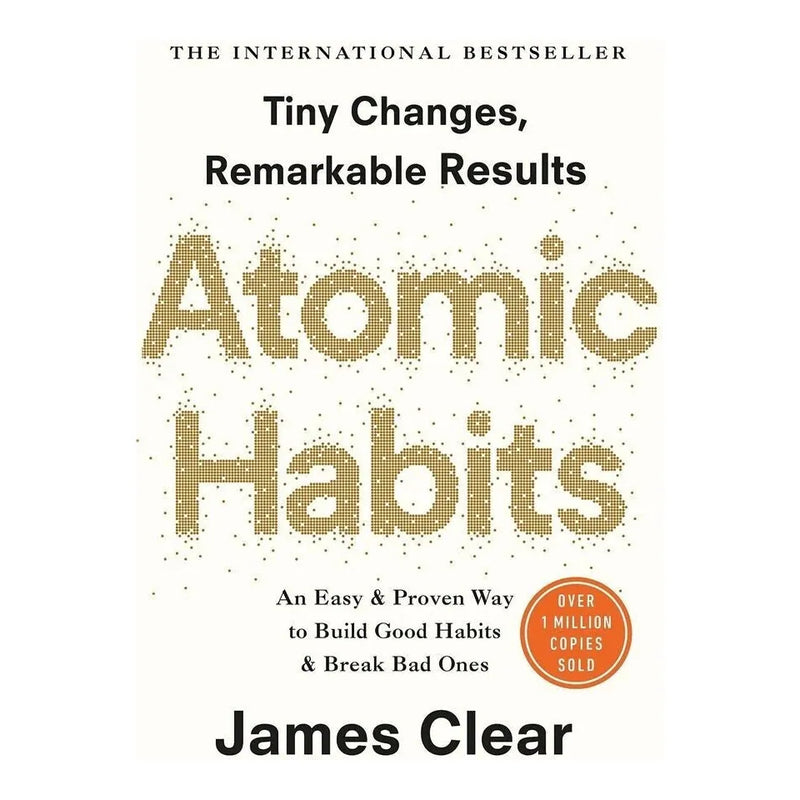 Two-book collection featuring "Atomic Habits" by James Clear and "Messy" by Tim Harford, nonfiction books on habit formation and disorder.