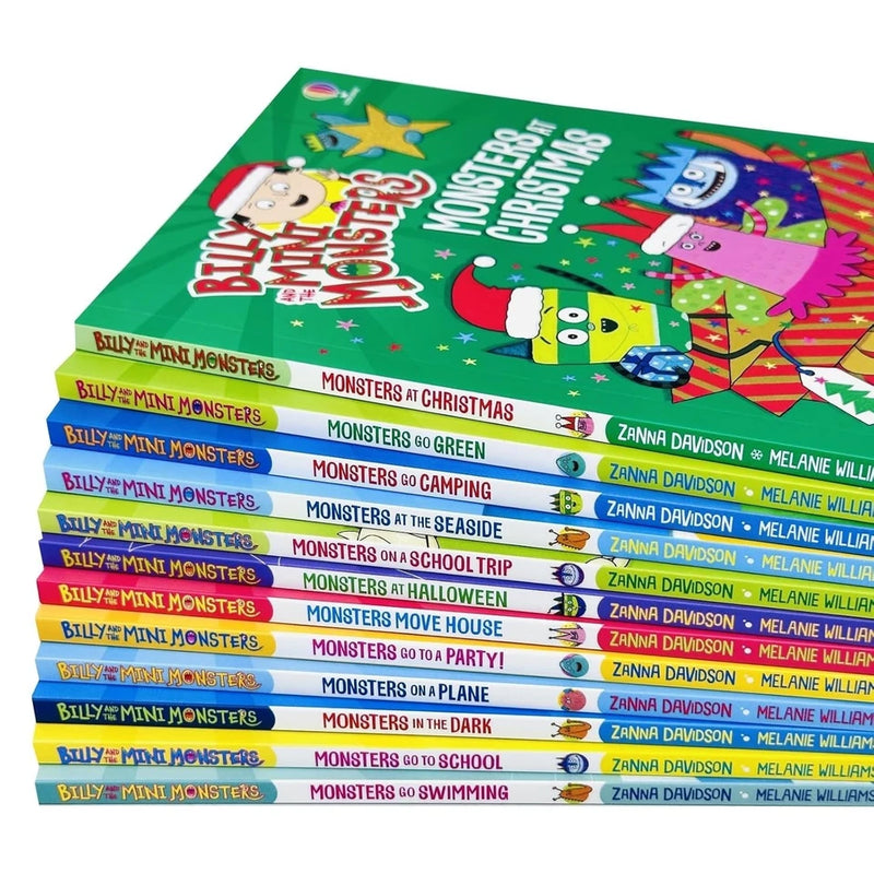 Billy and the Mini Monsters Series Books 1 - 12 Collection Set by Zanna Davidson - The Book Bundle