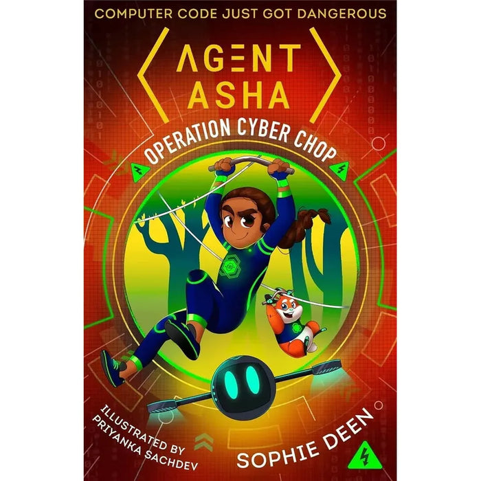 Agent Asha Trilogy 3 Books Collection Set By Sophie Deen (Mission Shark Bytes, Operation Cyber Chop and Double Trouble Alert) - The Book Bundle