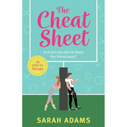 Sarah Adams Collection of four books including Beg Borrow or Steal, Cheat Sheet, and When in Rome, arranged on a flat surface.