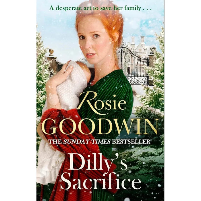 Dilly's Story Series 3 Books Family Sagas Collection Set by Rosie Goodwin (Sacrifice, Lass & Hope)