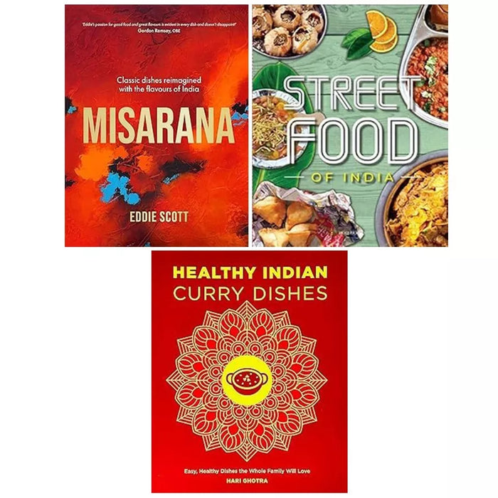 Misarana, Healthy Indian Curry Dishes, Fresh Easy indian Street Food 3 Books Set - The Book Bundle