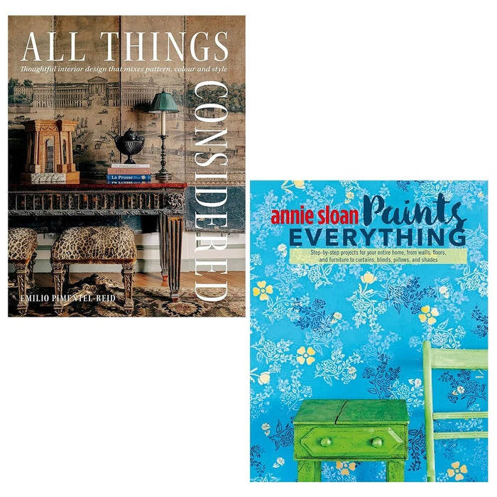 Annie Sloan Paints Everything Emilio, All Things Considered (HB) 2 Books Set - The Book Bundle