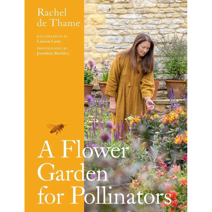 A Flower Garden for Pollinators (HB) , Essential Allotment Guide 2 Books Set - The Book Bundle