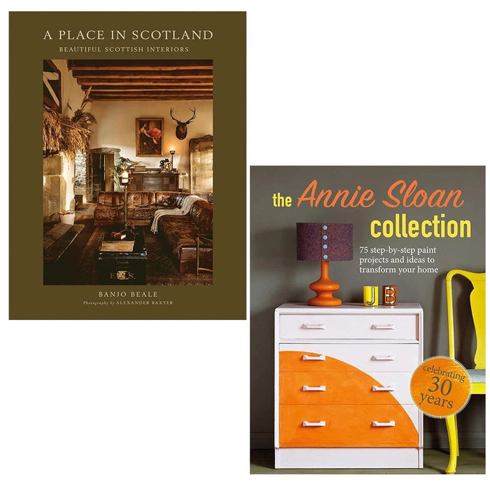 A Place In Scotland Banjo Beale (HB) , Annie Sloan Collection 2 Books Set - The Book Bundle