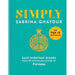 Flavour Sabrina Ghayour(HB),Special Gift Journal for You,Simply (HB) 3 Books Set - The Book Bundle