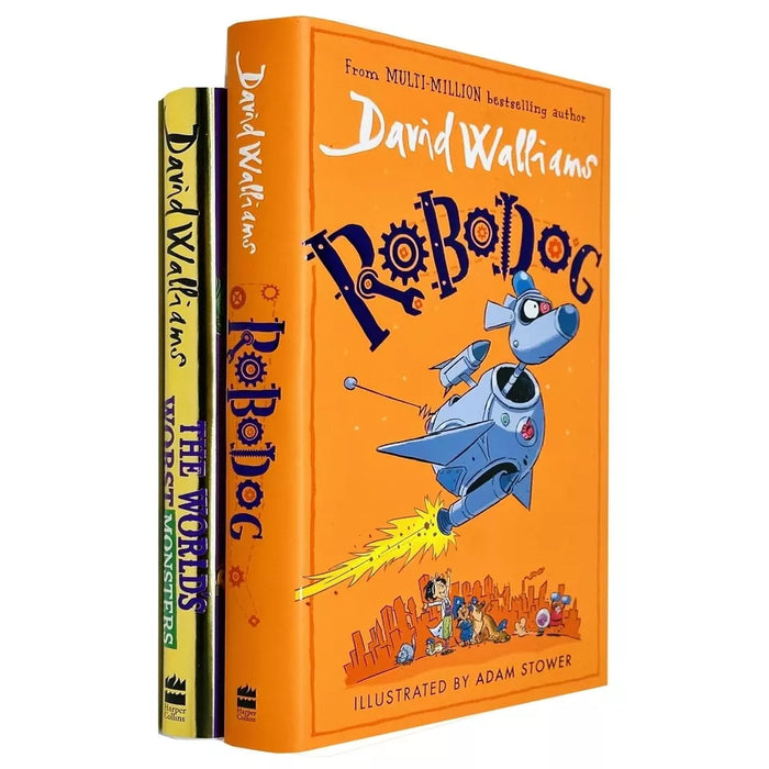 David Walliams Collection 2 Books Set (Robodog,World’s Worst Monsters Set) - The Book Bundle