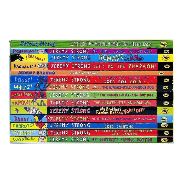 Jeremy Strong 14 Books Collection Box Set (Romans on the Rampage, Let's Do The Pharaoh!) - The Book Bundle