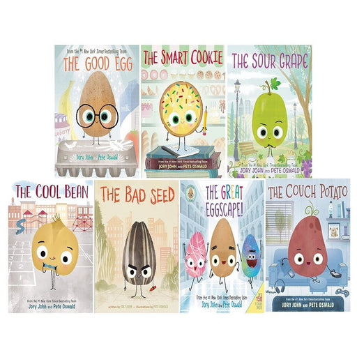 Food Group The Bad Seed Series 7 Books Collection Set by Jory John - The Book Bundle