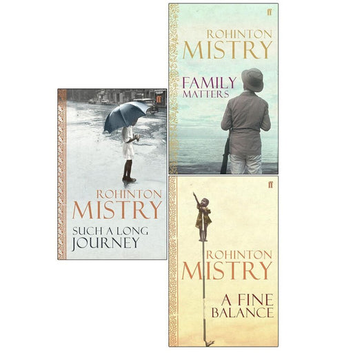 Rohinton Mistry 3 Books Set Such a Long Journey, Family Matters, Fine Balance - The Book Bundle
