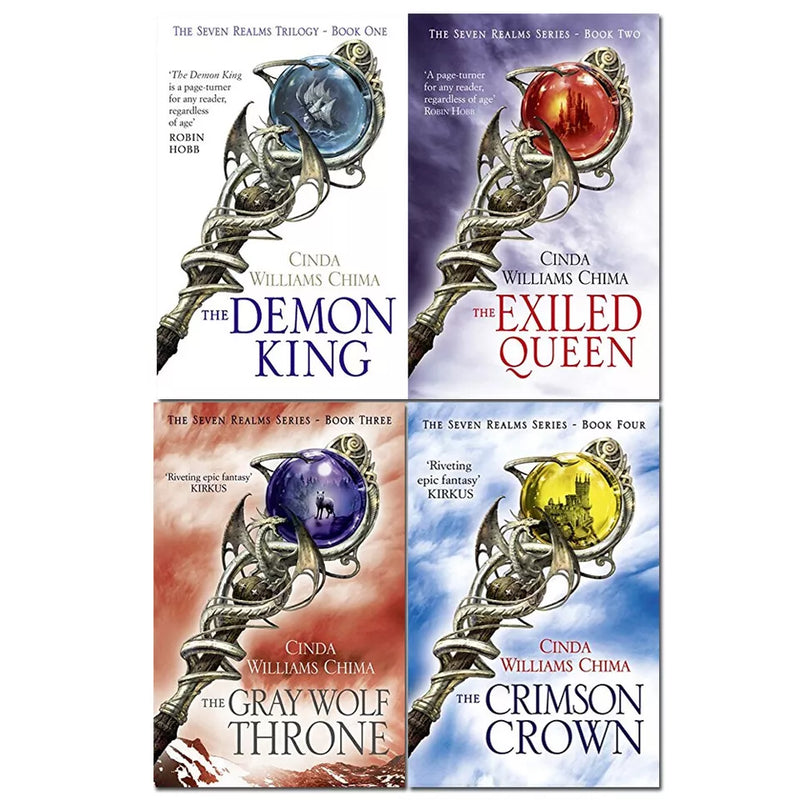 The Seven Realms Series 4 Books Collection Set by Cinda Williams Chima - The Book Bundle