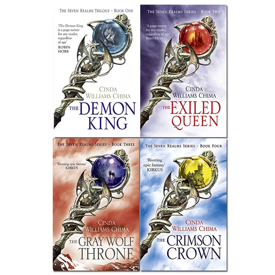 The Seven Realms Series 4 Books Collection Set by Cinda Williams