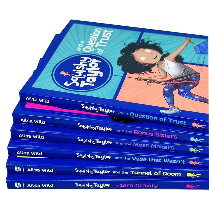 Squishy Taylor 6 Books Collection Set by Ailsa Wild (Zero Gravity, Tunnel of Doom, Question of Trust) - The Book Bundle