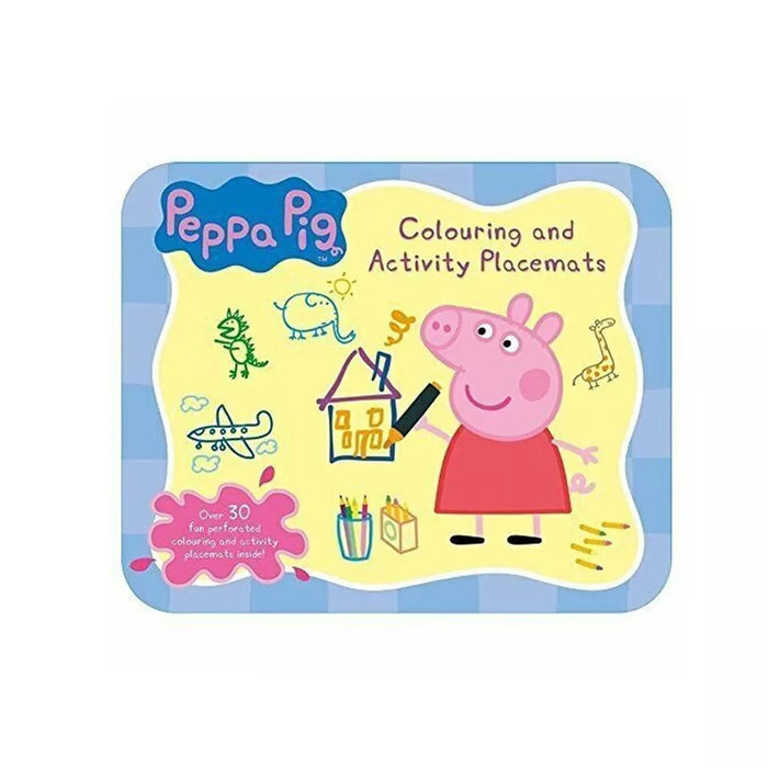 Peppa Pig : Colouring and Activity Placemats NEW Book Paperback - The Book Bundle