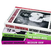 Anthony Bourdain Collection 3 Books Set (Medium Raw, Kitchen Confidential, The Nasty Bits) - The Book Bundle