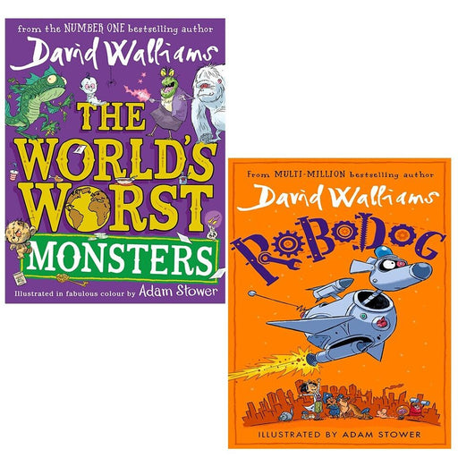 David Walliams Collection 2 Books Set (Robodog,World’s Worst Monsters Set) - The Book Bundle
