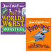 David Walliams Collection 2 Books Set (Robodog,World’s Worst Monsters Set) - The Book Bundle