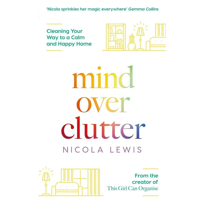 Wonderlands Clare Coulson (HB), Mind Over Clutter Nicola Lewis 2 Books Set - The Book Bundle