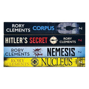 Tom Wilde Series 4 Books Collection Set By Rory Clements (Corpus, Nucleus, Nemesis and  Hitler's Secret) - The Book Bundle