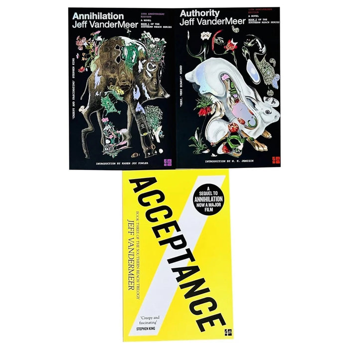 Southern Reach Trilogy Series 3 Books Collection Set by Jeff VanderMeer (Annihilation, Authority & Acceptance) - The Book Bundle