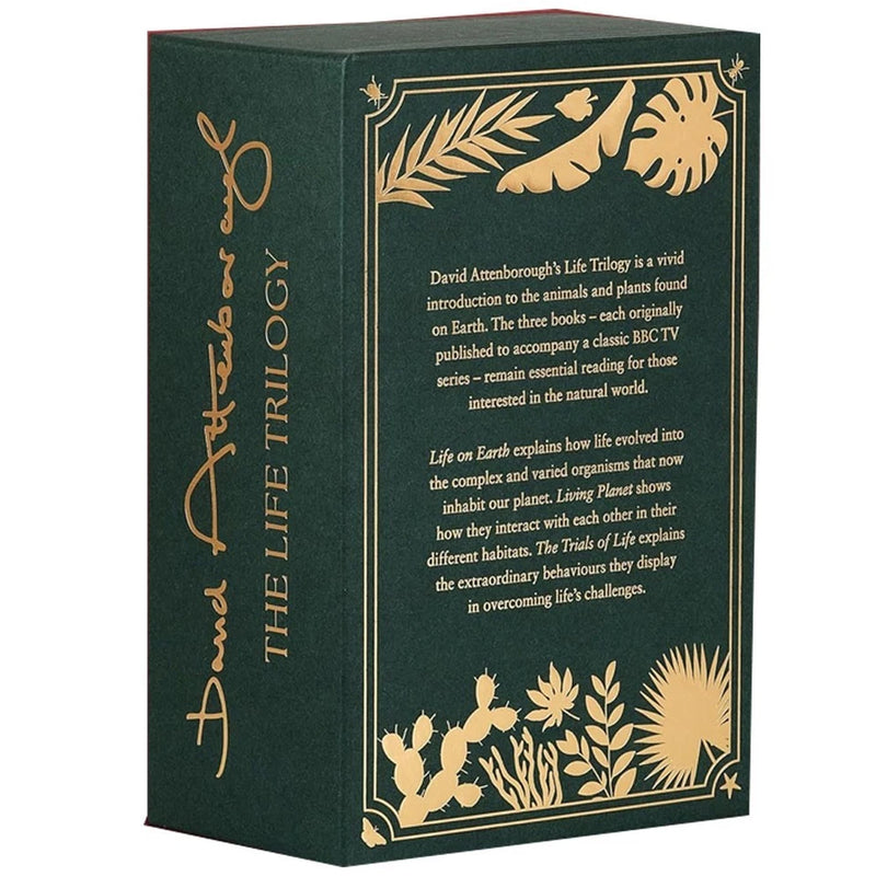 The Life Trilogy 3 Books Collection Box Set by David Attenborough (Life on Earth, Living Planet & The Trials of Life) - The Book Bundle