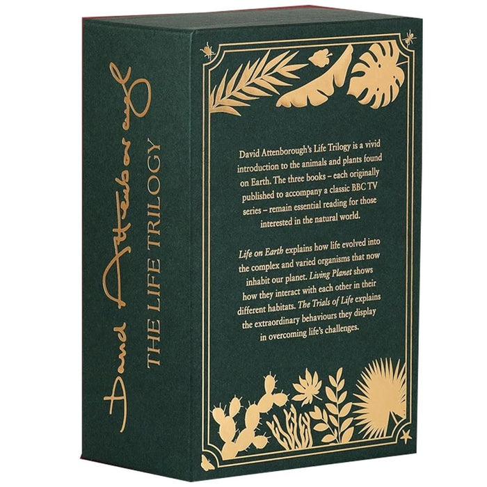 The Life Trilogy 3 Books Collection Box Set by David Attenborough (Life on Earth, Living Planet & The Trials of Life)