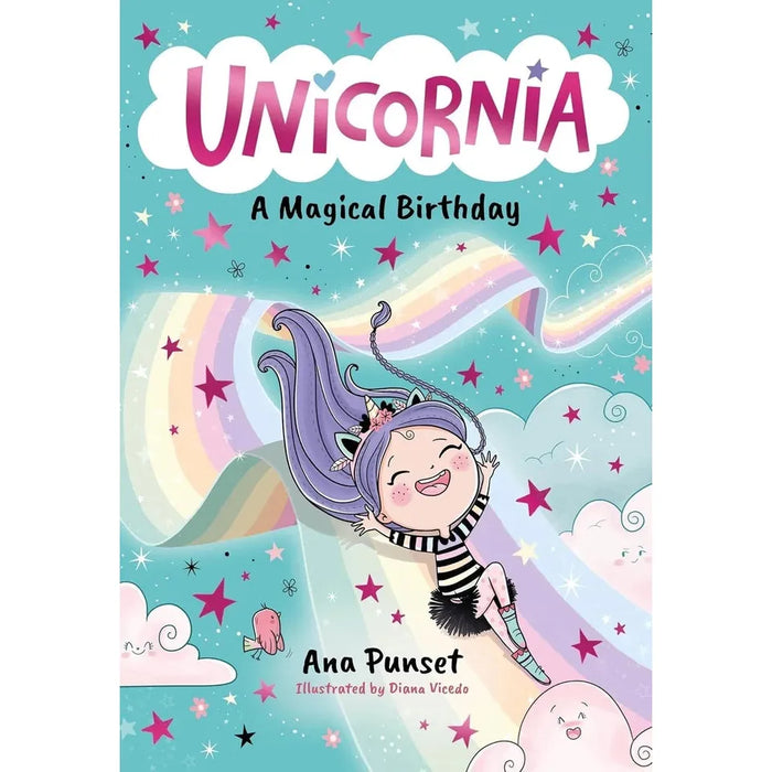 Unicornia Series 4 Books Collection Set by Ana Punset Learning to Fly, A Magical Birthday - The Book Bundle