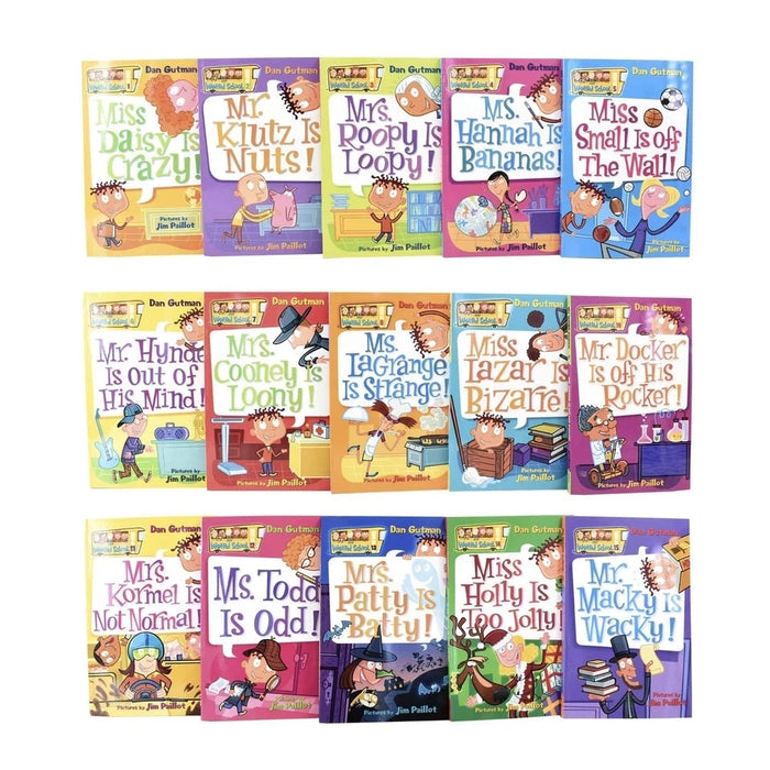 My Weird School Collection 21 Books Set By Dan Gutman (Ages 6-10) Mrs Cooney Is Loony!, Mrs Roopy Is Loopy! - The Book Bundle