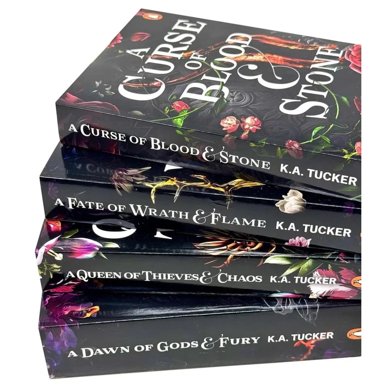 Fate & Flame Series Collection 4 Books Set By K.A. Tucker (A Fate of Wrath and Flame, A Curse of Blood and Stone & More) - The Book Bundle