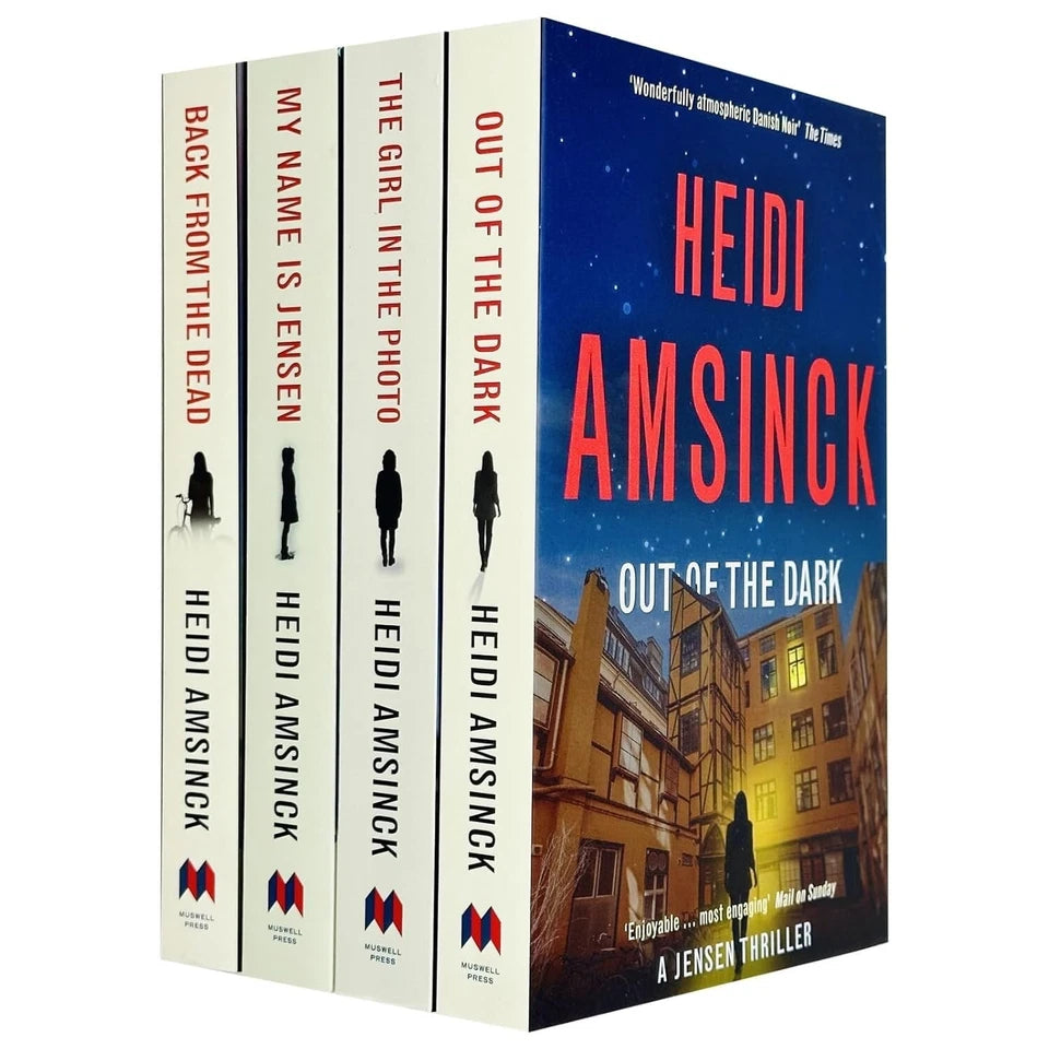 Jensen Thriller Collection 4 Books Set By Amsinck Heidi (Girl in the P ...