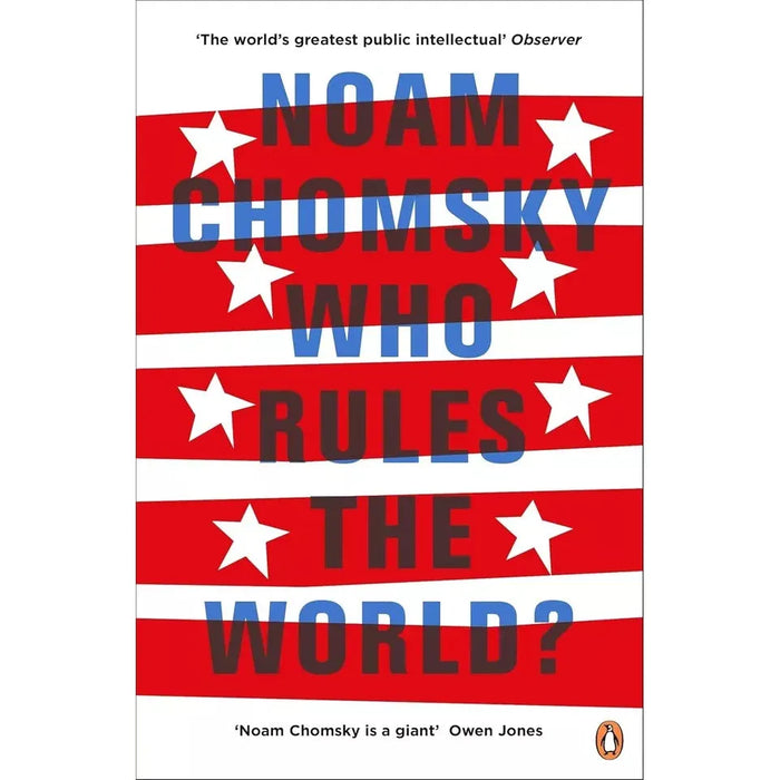 Noam Chomsky Collection 4 Books Set (Manufacturing Consent, On Palestine, Who Rules the World? and The Myth of American Idealism) - The Book Bundle