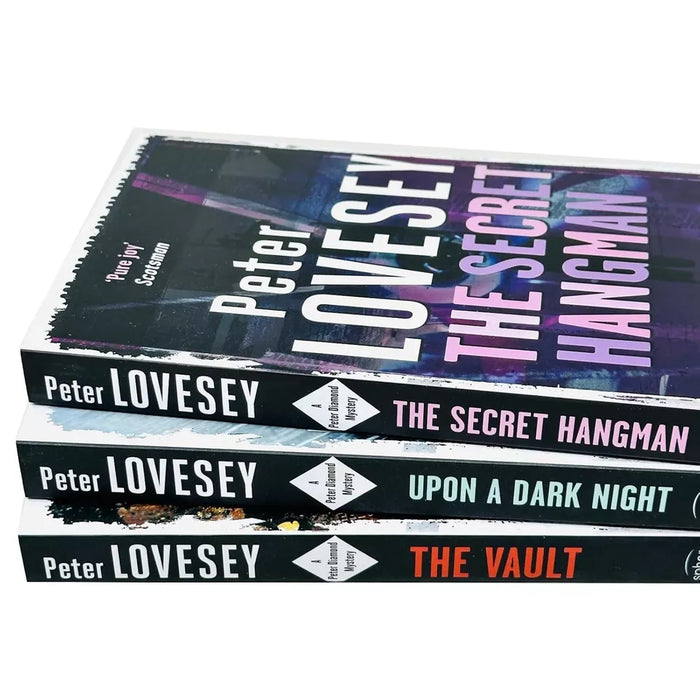 Peter Lovesey Collection 3 Books Set Secret Hangman, Upon A Dark Night, Vault - The Book Bundle
