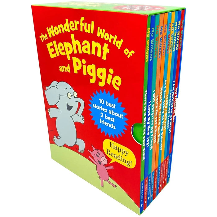 Elephant Piggie Best Friends Ever & Wonderful World of Elephant Piggie 20 Books Set - The Book Bundle