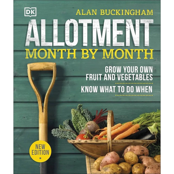 Allotment Month By Month, Nettles and Petals Jamie Walton 2 Books Set Hardcover - The Book Bundle