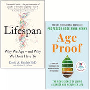 Lifespan: Why We Age – and Why We Don’t Have To & Age Proof: The New Science of Living a Longer and Healthier Life 2 Books Set - The Book Bundle