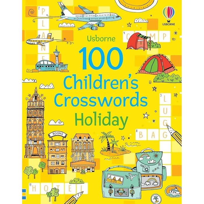 Phillip Clarke Collection 4 Books Set (100 Children's Puzzles and Games Holiday, 100 Children's Crosswords Holiday, Travel and 100 Children's Wordsearches Animals) - The Book Bundle