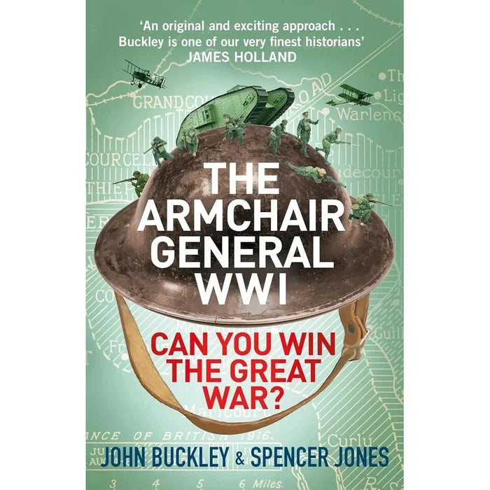 John Buckley 2 Books Collection Set The Armchair General World War One Hardcover - The Book Bundle