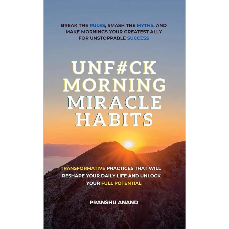 Getting Sh*t Done(Hardcover), UnF#ck Morning Miracle, Micro Habits 3 Books Set - The Book Bundle