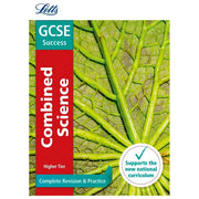 Letts AQA GCSE 9-1 Revision Success Combined Science Higher Foundation 4 Books Set - The Book Bundle