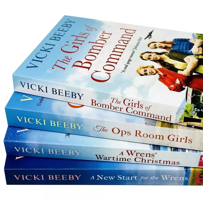 Vicki Beeby Collection 4 Books Set Girls of Bomber Command, Ops Room Girls - The Book Bundle