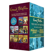The Best of Enid Blyton The Famous Five & The Secret Seven Adventures 10 Books Collection Set (Five on a Treasure Island, Go Adventuring Again & More) - The Book Bundle