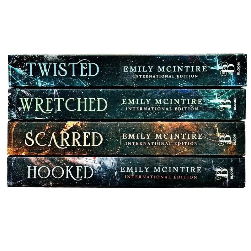 Emily McIntire Never After Series Collection 4 Books Set (Hooked, Scarred, Wretched, Twisted) - The Book Bundle