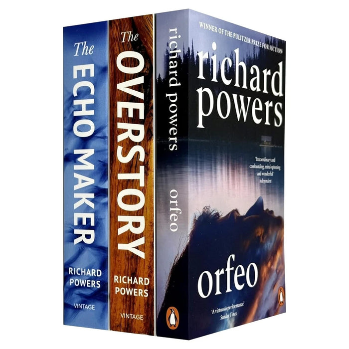 Richard Powers 3 Books Collection Set (Echo Maker, Orfeo, Overstory) - The Book Bundle